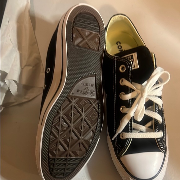 Converse All Star Black and White Shoes - Picture 5 of 7
